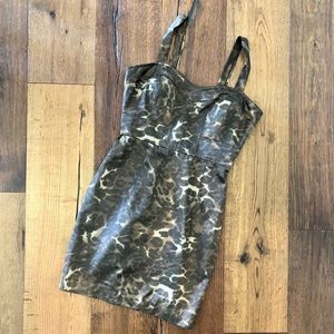 Donna Morgan Leopard Dress